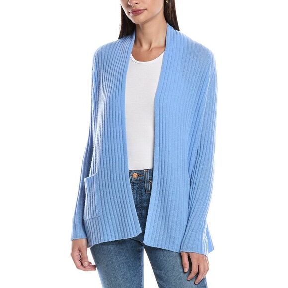 Alashan Cashmere Womens  Cozy Rib Raglan Cashmere Duster - Picture 1 of 3